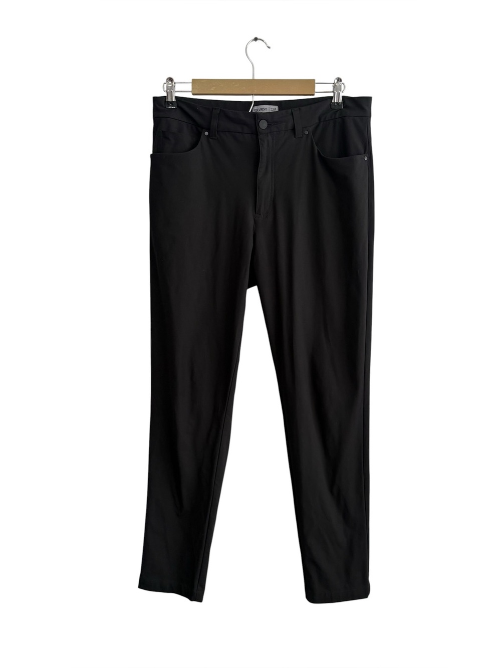 VRST Men’s 33 Slim Black Active Pants Gym Running Outdoor Travel‎ Neutral
